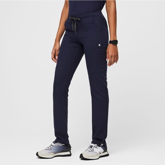 FIGS Yola Skinny Scrub Pants Navy Blue Large - Picture 2 of 16